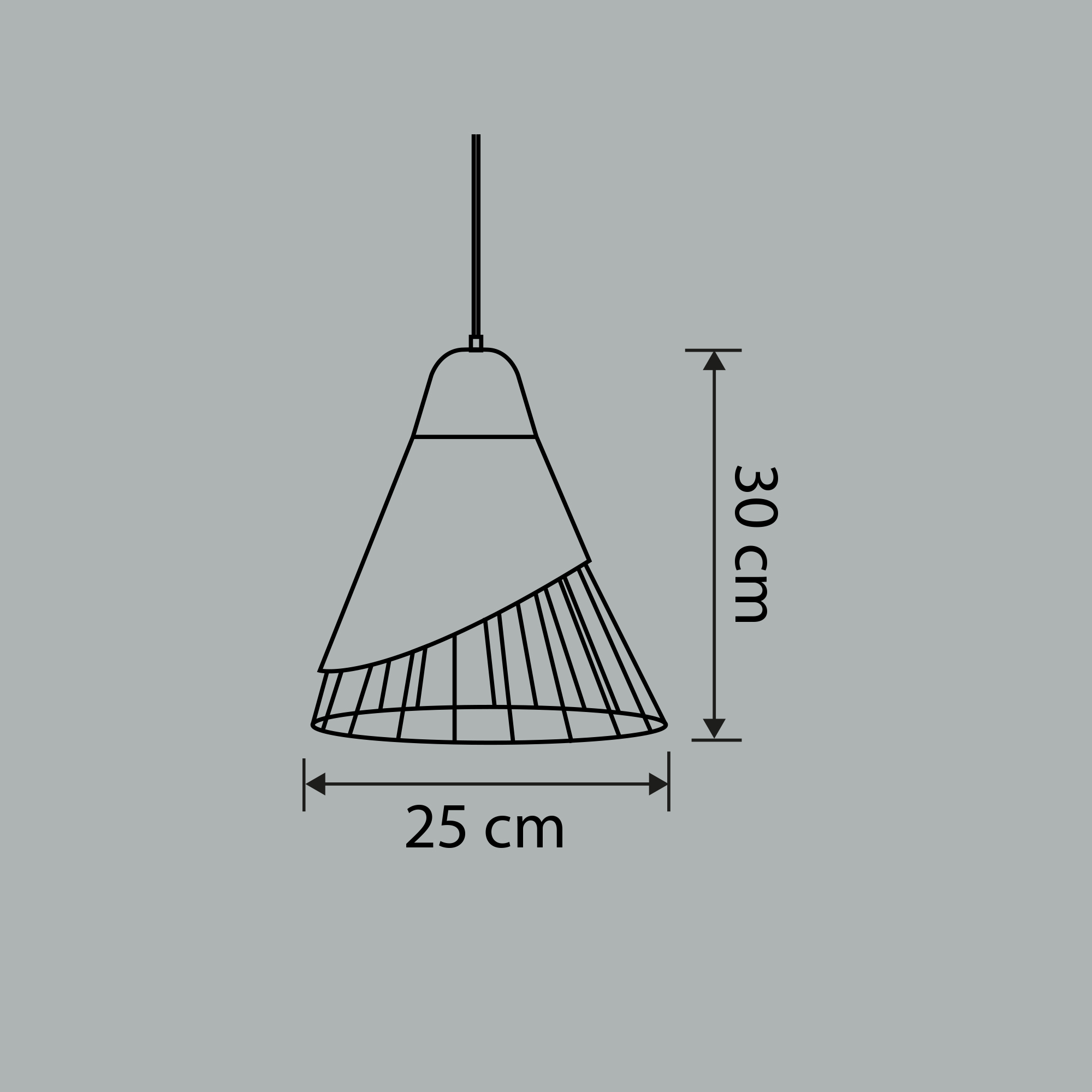  MIRA   Modern Pendant with Wooden Details